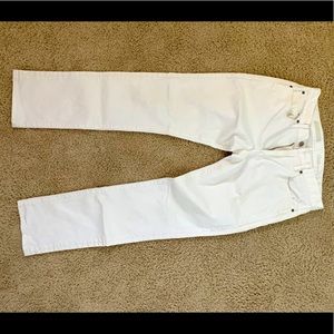 GAP 1969 Slim White Denim Jeans